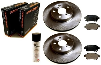 Гальмівні диски гальмівні колодки toyota prius ii w2 2003-2009 перед фото №1