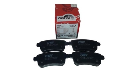 STAN1 TRW GDB1791 PADS BRAKE REAR RENAULT SCENIC III MEGANE - milautoparts-fr.ukrlive.com