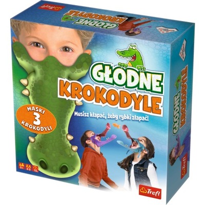 TREFL 01624 Gra Głodne krokodyle Nowość 2-3 graczy