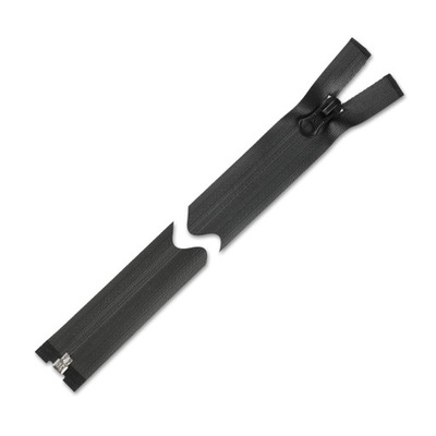 Zamek błyskawiczny czarny wodoszczelny 70 cm