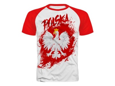 KOSZULKA T-SHIRT KIBICA POLSKA ORZEŁ GODŁO R. S