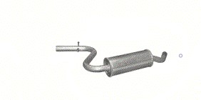 SILENCER CENTRAL VW GOLF V + GOLF V PLUS POJ.1,4 FS - milautoparts-fr.ukrlive.com