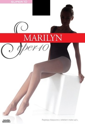 MARILYN KLASYCZNE RAJSTOPY Z LYCRY SUPER 10 3/M