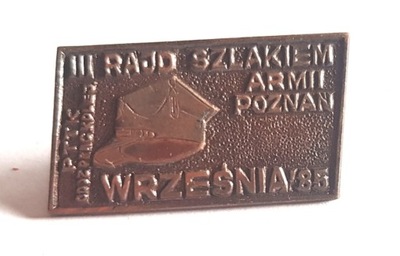 RAJD SZLAKIEM ARMII POZNAŃ WRZEŚNIA 1985
