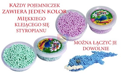 PIANKOLINA Plastelina PIANKA MASA PLASTYCZNA odbijająca się kuleczki