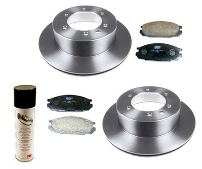 DISCS PADS NISSAN PATROL GR Y60 1988-1997 REAR - milautoparts-fr.ukrlive.com