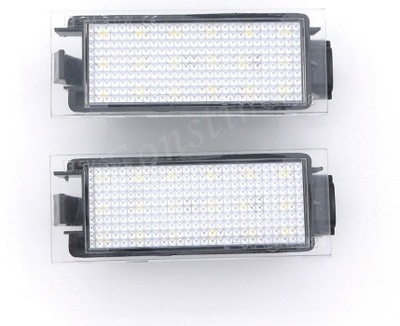 RENAULT AMPOULES LED TABLEAUX REJESTRACYJNEJ DE COULEUR BLANCHE CLIO MEGANE LAGUNA MASTER - milautoparts-fr.ukrlive.com