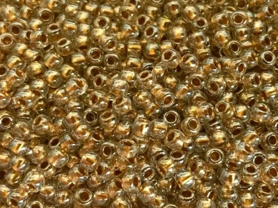 Koraliki TOHO Round Gold-Lined Crystal 8/0-989