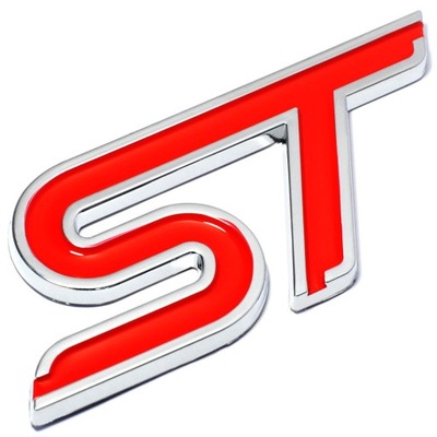 EMBLEMAT FORD ST ZNACZEK TUNING METALOWY CHROM HIT
