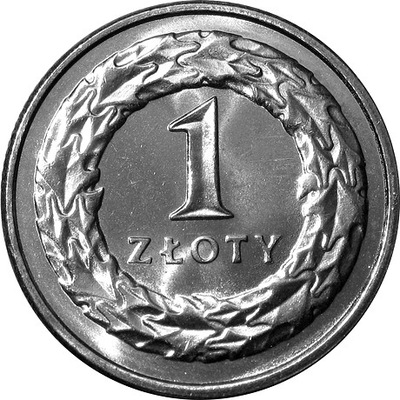 1 zł złoty 1995 mennicza z worka lub rolki