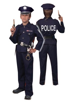 POLICJANT USA Amerykański strój 104 POLICJANTKA