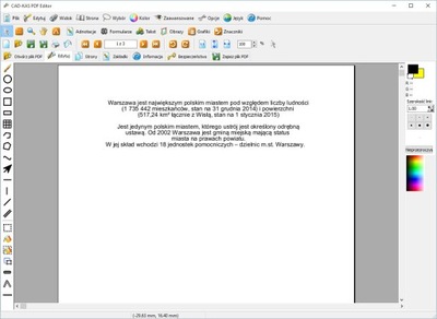 CAD-KAS PDF Editor 5.5 PL - Edytor plików PDF