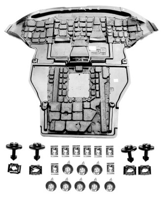 PROTECTION ENGINE BOX PASSAT B5 1997-2005 AUDI A4 B5 1995-2000 SOUND INSULATION - milautoparts-fr.ukrlive.com