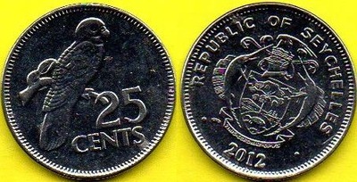 SESZELE 25 Cents 2012 r. mennicza