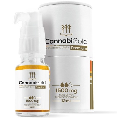 CannabiGold Premium 15% Olejek z konopi CBD DHL24h