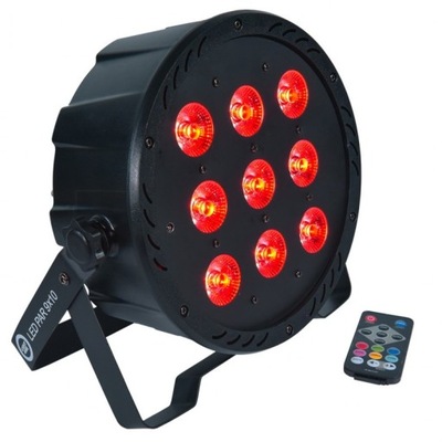 LIGHT4ME LED PAR 9X10W MKII RGBW Uszkodzony