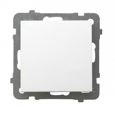 Włącznik jednobiegunowy biały ŁP-1G/m/00 AS OSPEL