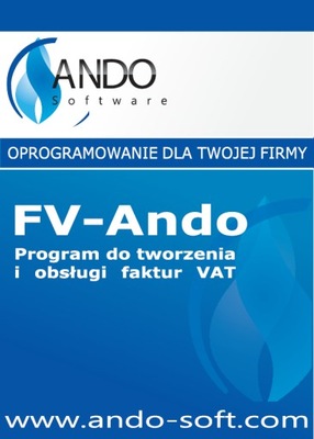 FV-Ando - program do fakturowania, faktur VAT -ESD