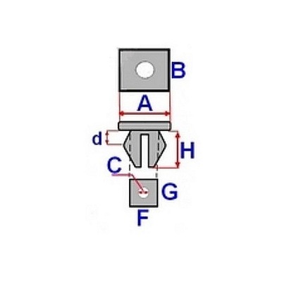 126 419 126 419 RIVET DE REVÊTEMENT FIAT 10 PC. - milautoparts-fr.ukrlive.com