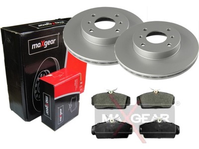 DISCS PADS MAXGEAR FRONT ALMERA N16 PRIMERA P11 - milautoparts-fr.ukrlive.com