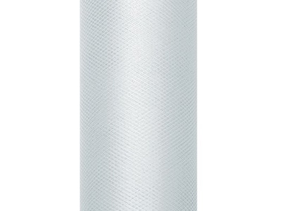 Tiul dekoracyjny 50 cm/9 m na ŚLUB WESELE szary