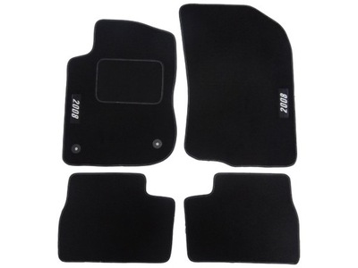 PEUGEOT 2008 2012-.... MATS VELOUR 8MM - milautoparts-fr.ukrlive.com