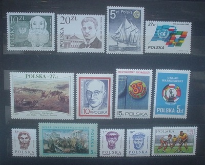 znaczki czyste z roku 1985 **