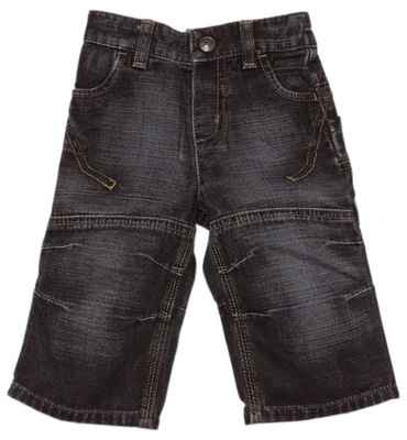 NEXT świetne jeansowe przecierane spodnie 74-80