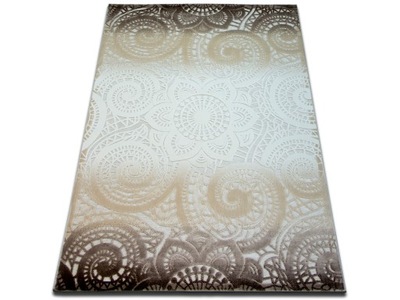 DYWANY ŁUSZCZÓW YAZZ 160x220 ROZETY beż #AT1577