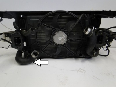 Mercedes s klasa w221 wąż интеркулер a2215281082 фото №1