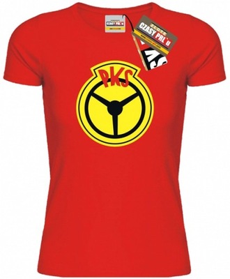 PKS - logo - koszulka damska - NADRUK PRL -XL