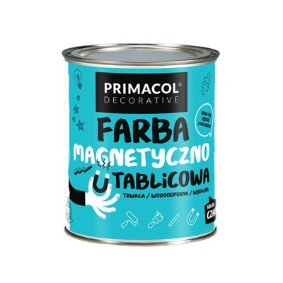 Farba akrylowa magnetyczna Primacol 0,75 l CZARNY mat