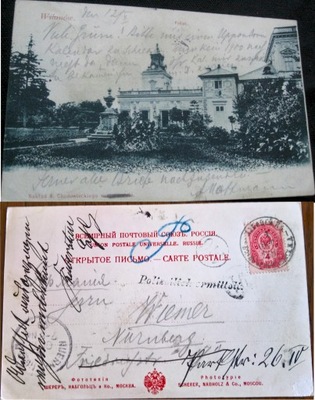 Warszawa Wilanów Pałac 1899r. A. Chodowiecki