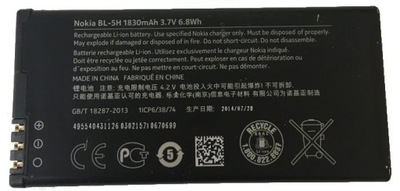 ORYGINALNA BATERIA NOKIA BL-5H * LUMIA 630 635 636 638 DUAL SIM