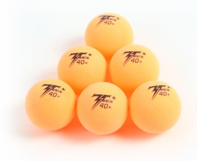 Piłki ping pong tenis stołowy 6 sztuk pomarańczowe