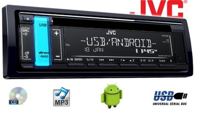 JVC KD-R491 ANDROID USB MP3 CD RADIO SAMOCHODOWE
