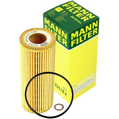 FILTRO ACEITES MANN FILTER HU721/4X E60 E70 E71 3.0D  