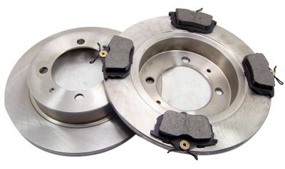 =TARCZE + ZAPATAS PARTE TRASERA S40 V40 CARISMA SPACE STAR=  