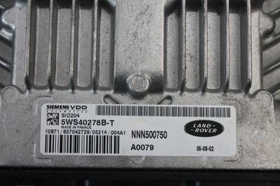 COMPUTER NNN500750 5WS40278B-T DISCOVERY 3 III 2.7 - milautoparts.fr