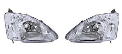 REFLEKTOR LAMPA PRZÓD HONDA CIVIC VII 01- KOMPLET