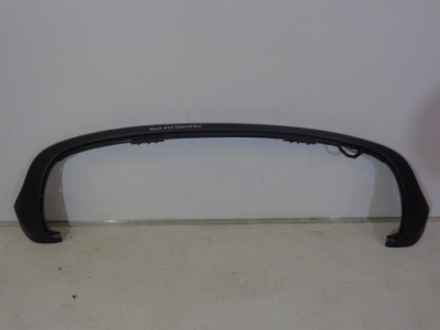 Накладка спойлер диффузор задний mercedes gla w156 фото №1