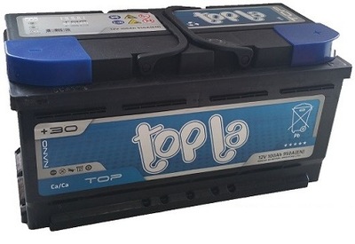 TOPLA TOP BATTERY 12V 100AH 920A 353X175X175MM BEZOBSLUGOWY RIGHT + - milautoparts-fr.ukrlive.com