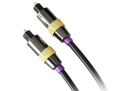 Kabel Toslink HQ 1.5m audio dźwięk optyczny 5mm