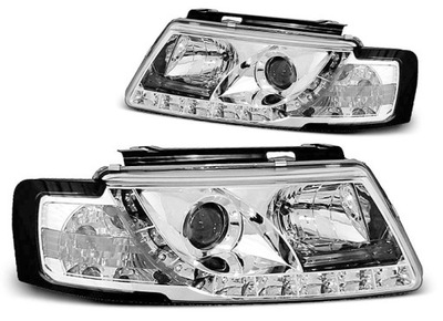 VW PASSAT B5 96-00 FEUX DAYLINE LED CHROME - milautoparts-fr.ukrlive.com