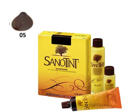 Sanotint Farba Do Włosów Bez Amoniaku 05 Kolor Złoty Brąz 125ml