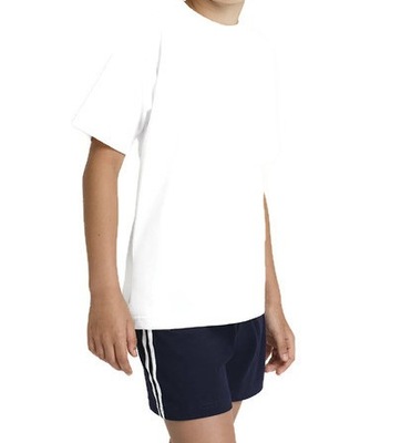 Koszulka na wf T-shirt gimnastyczna bawełna 140