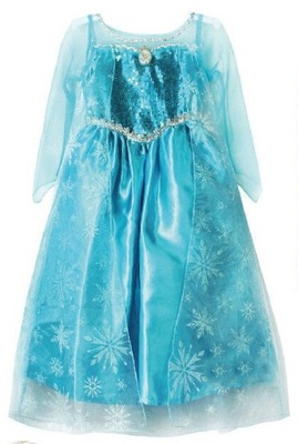 Sukienka na bal H&M Elsa Kraina Lodu 122/128 - 8124336741 - oficjalne  archiwum Allegro
