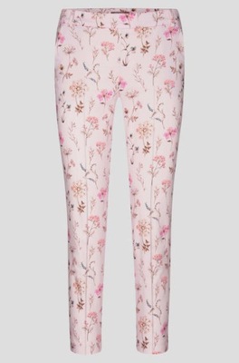 ORSAY- różowe spodnie cygaretki w wkaity -40