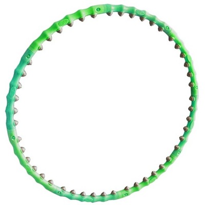 HULA HOOP S MASÁŽOU ALLRIGHT GREEN