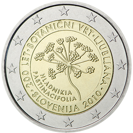 2 euro Słowenia Ogród botaniczny 2010